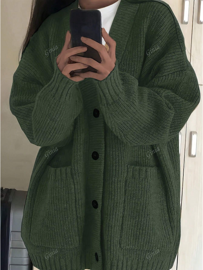 Women's Elegant Knitted Cardigan Sweater