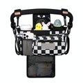 Universal Stroller Organizer With Detachable Mesh Bag & Insulated Cup