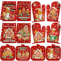 12 Pack Christmas Kitchen Accessories Set