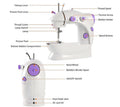 Electric Sewing Machine Portable Multifunctional Household Desktop Sewing UK
