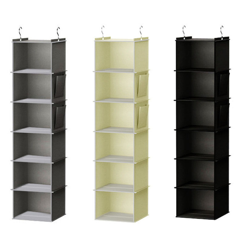 Bamboo-Reinforced Hanging Closet Organizer