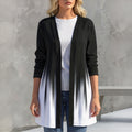 Women's Gradient Open-Front Knit Cardigan