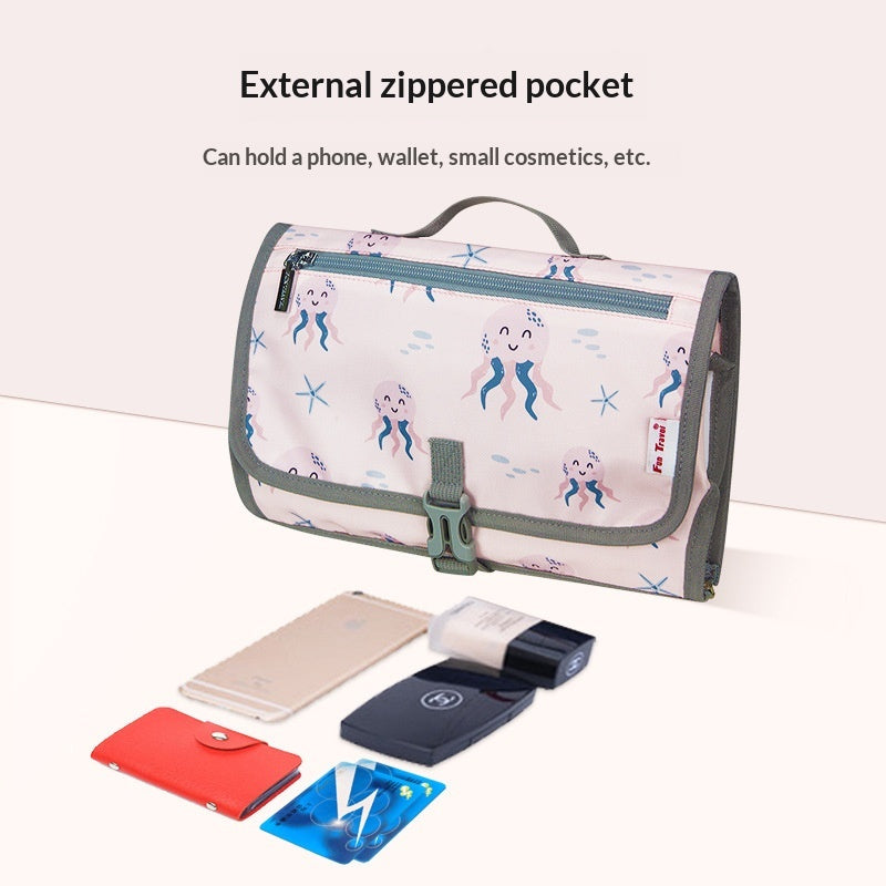 Portable Folding Diaper Changing Organizer