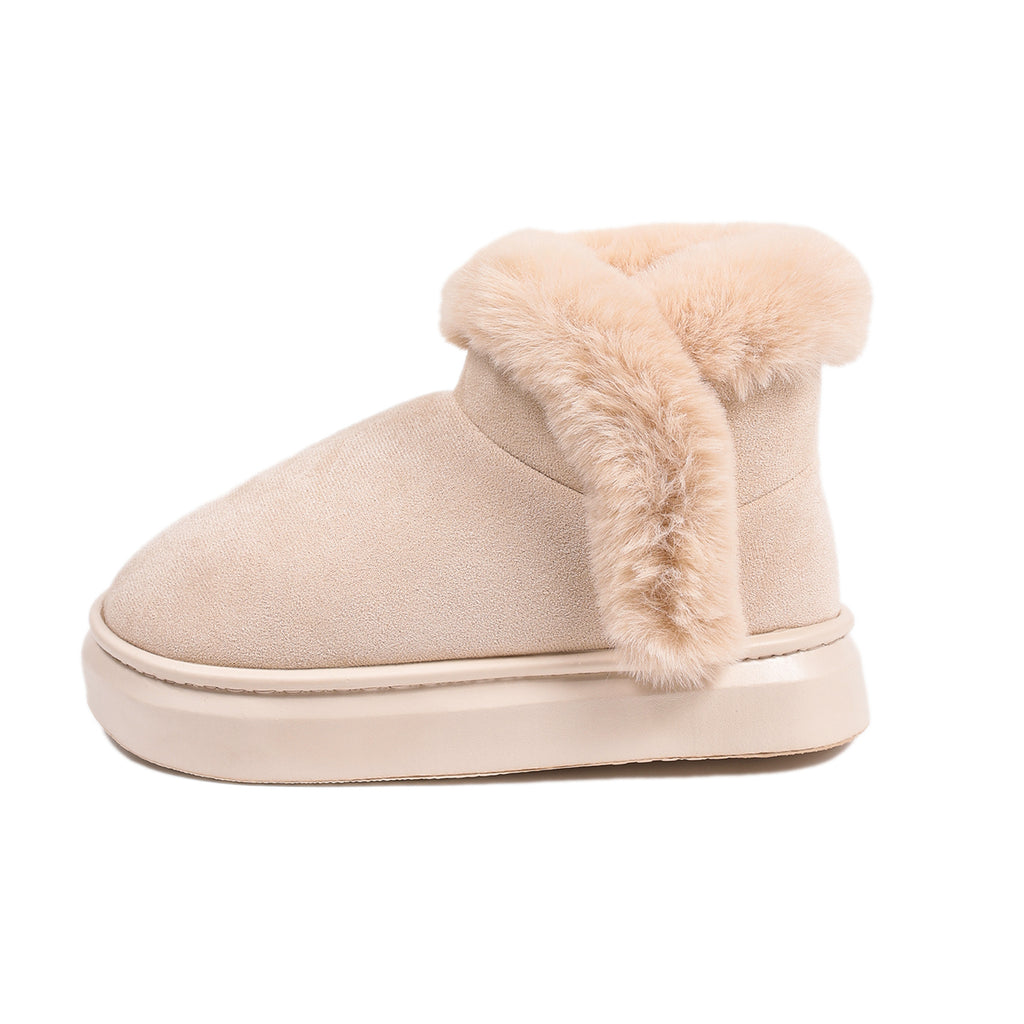 Women's Short Puffer Snow Boots
