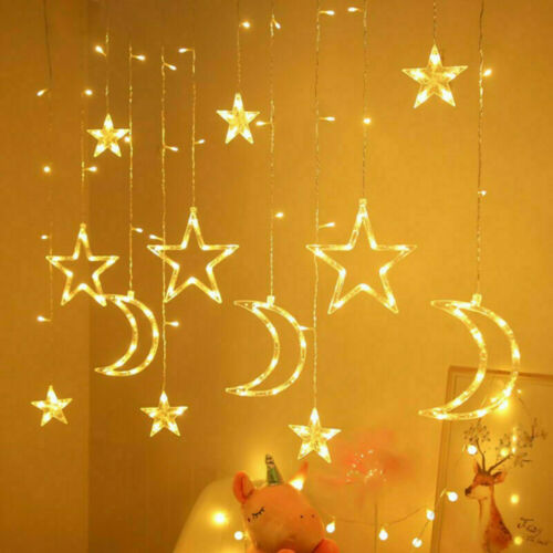 Star LED Fairy Window Curtain Lights
