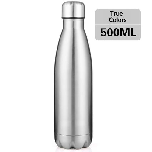 17oz Insulated Water Bottle Double Wall Vacuum Stainless Steel Water Bottles