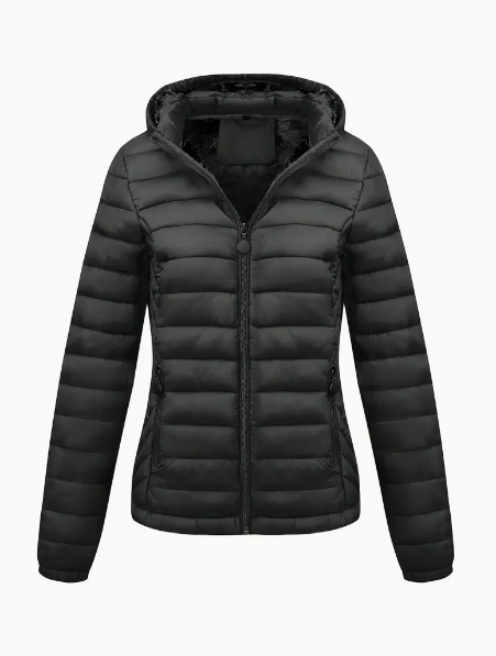 Women's Lightweight Hooded Winter Jacket