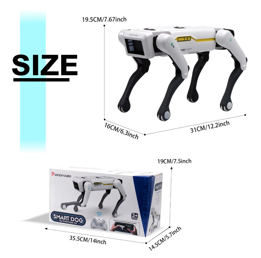 Intelligent AI RC Robot Dog Voice Dialogue APP Remote Control Programming Singin