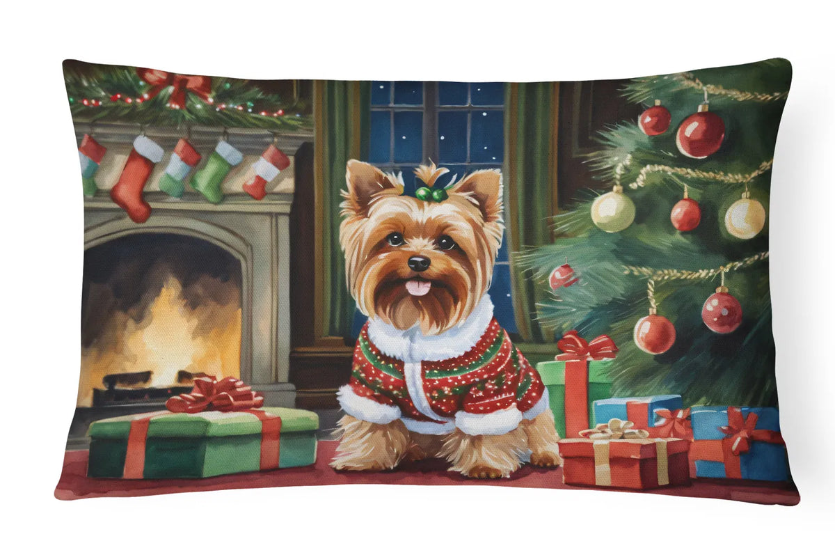 Cozy Christmas Throw Pillow