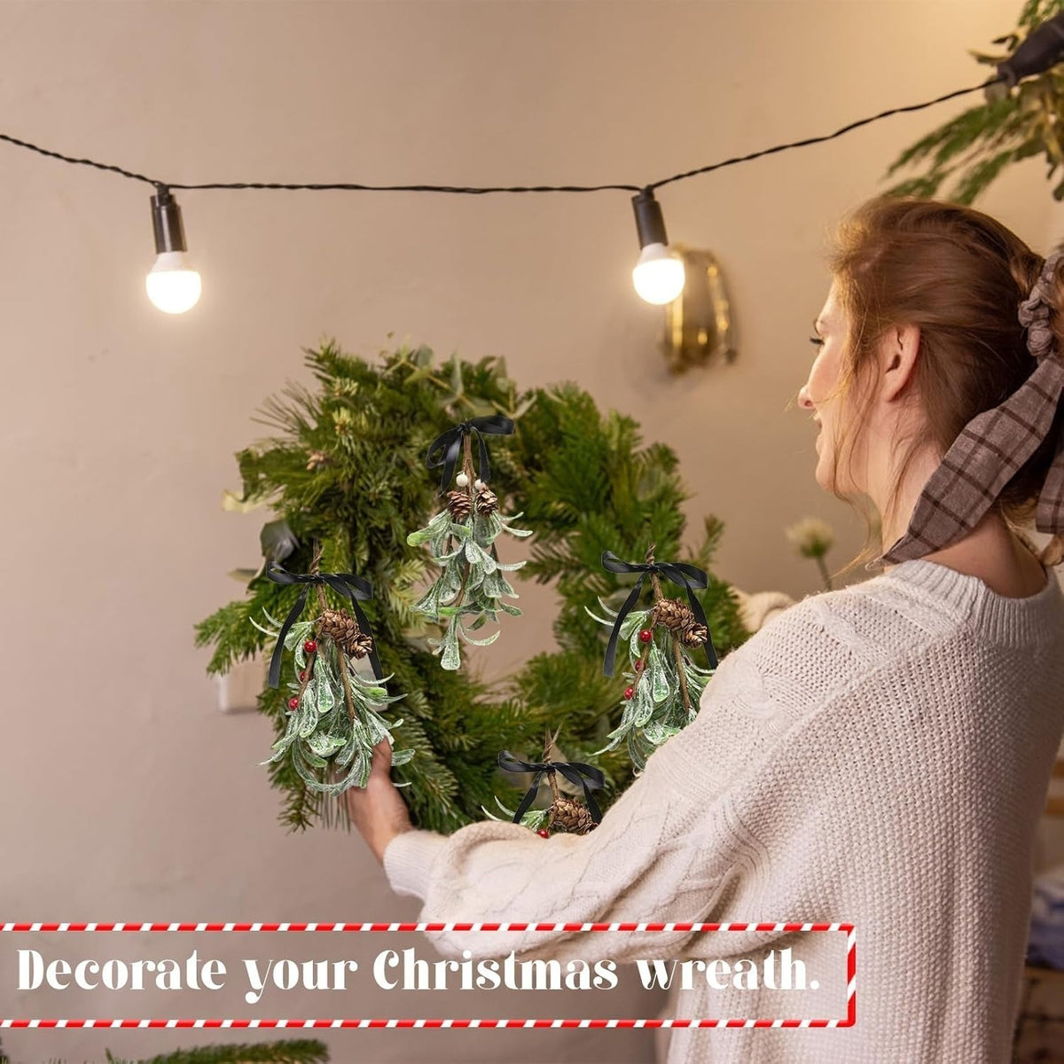 Artificial Mistletoe Branches