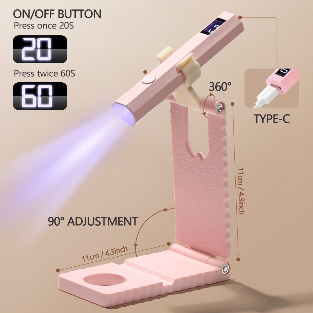 Rechargeable Nail Lamp with Digital Display