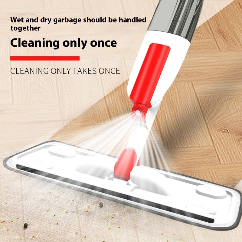 Rotating Water-Spray Mop, Wet and Dry Use