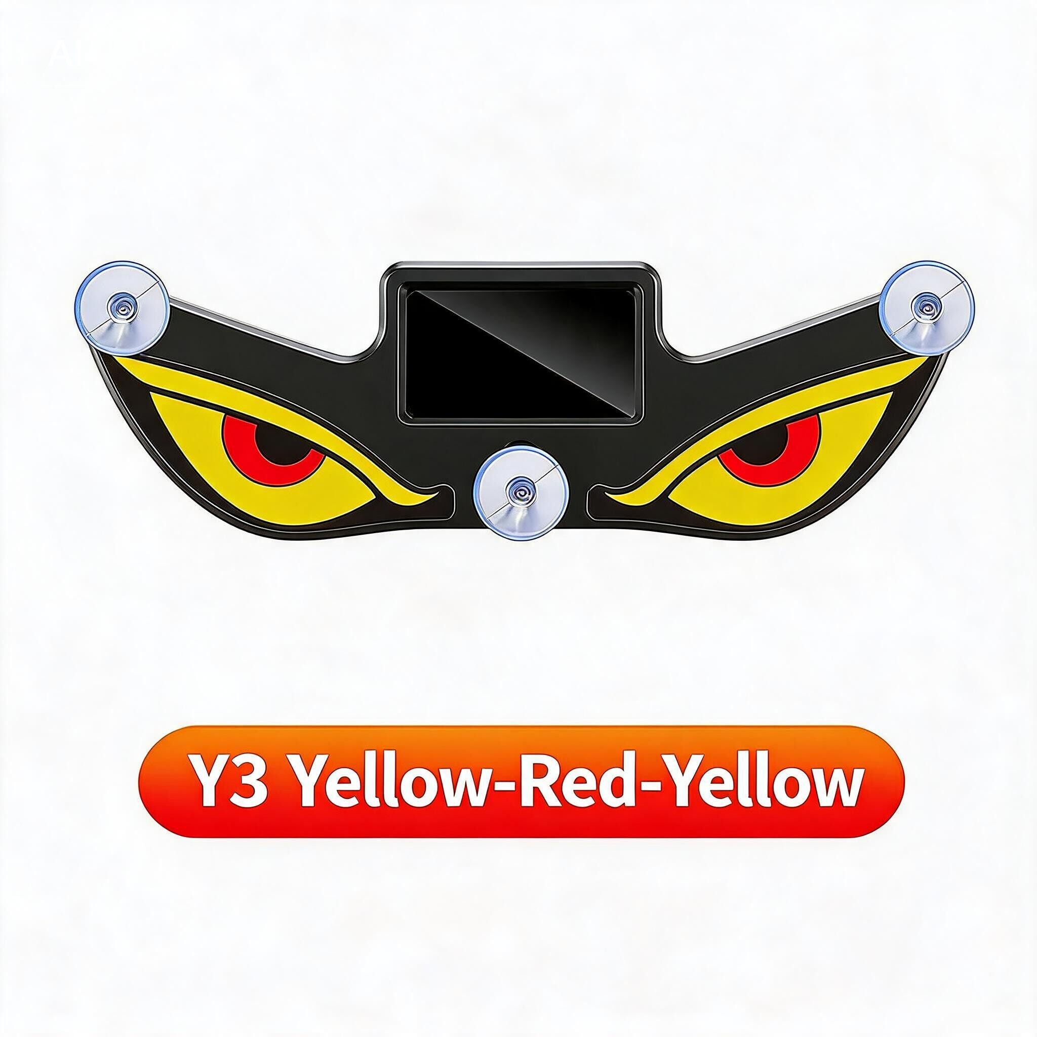 2026 New Car Accessories, Solar Devil Eyes LED Warning Light For Rear Windshield, Anti-rear Collision