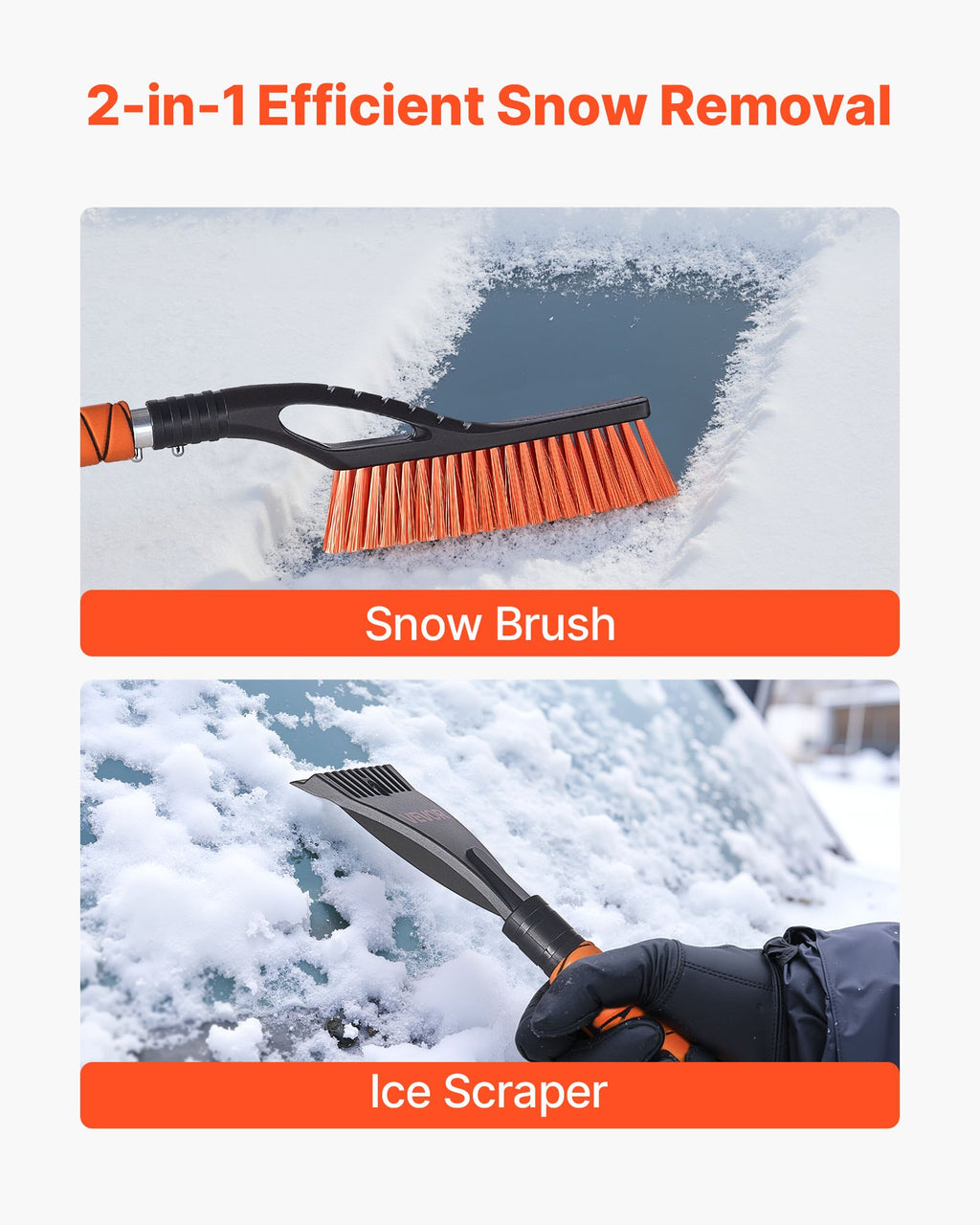 Car Snow Brush and Ice Scraper