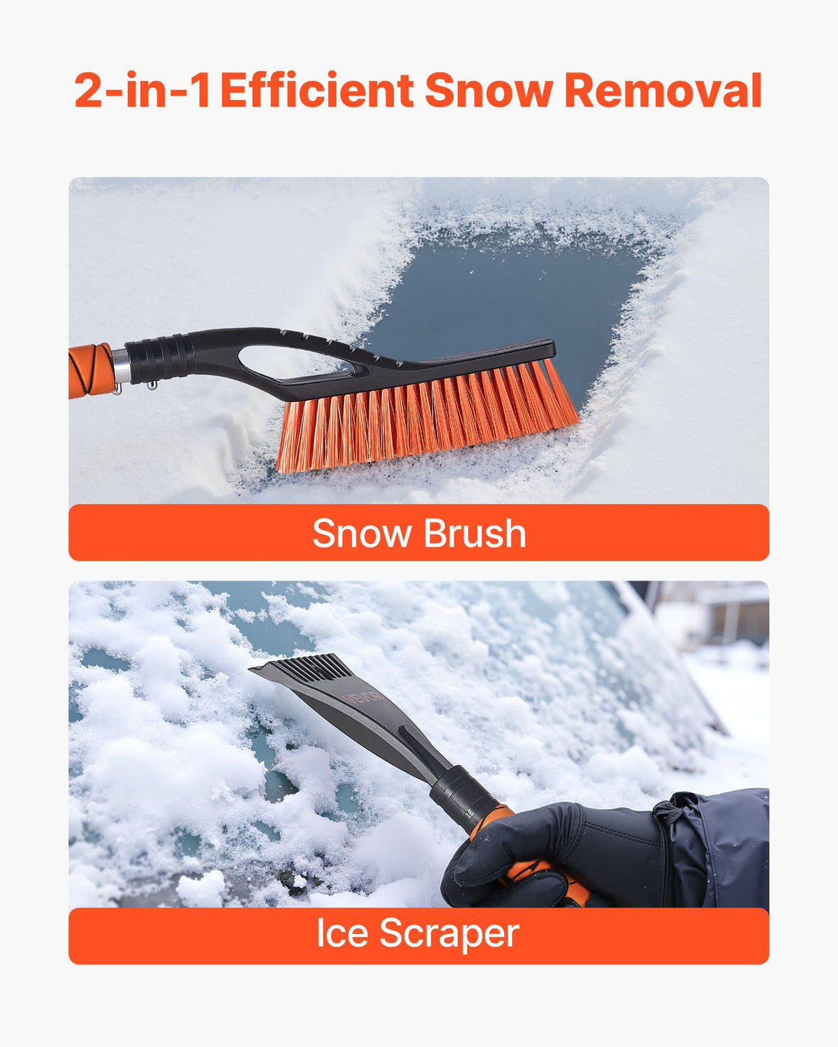 Car Snow Brush and Ice Scraper
