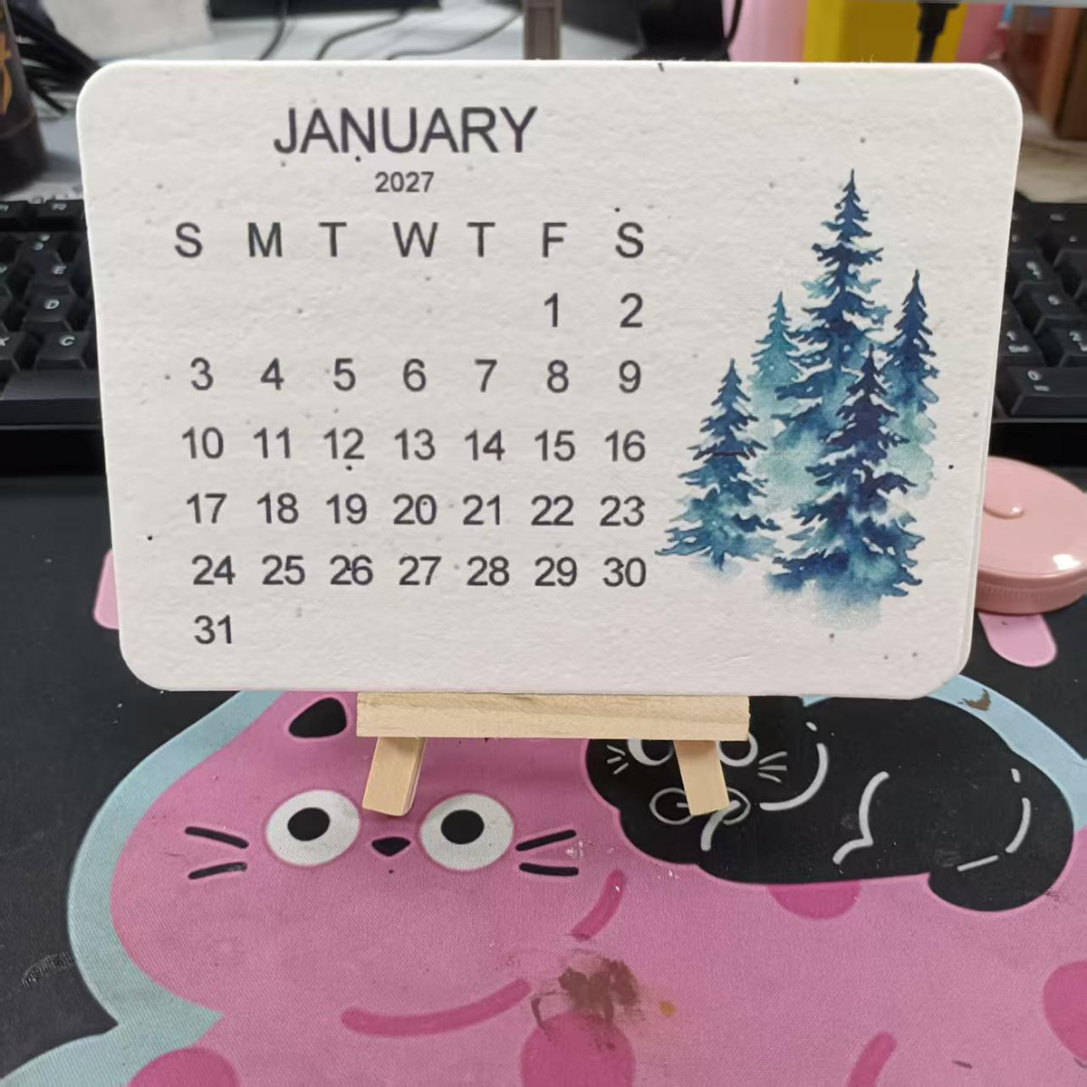 Plantable Seed Paper Calendar