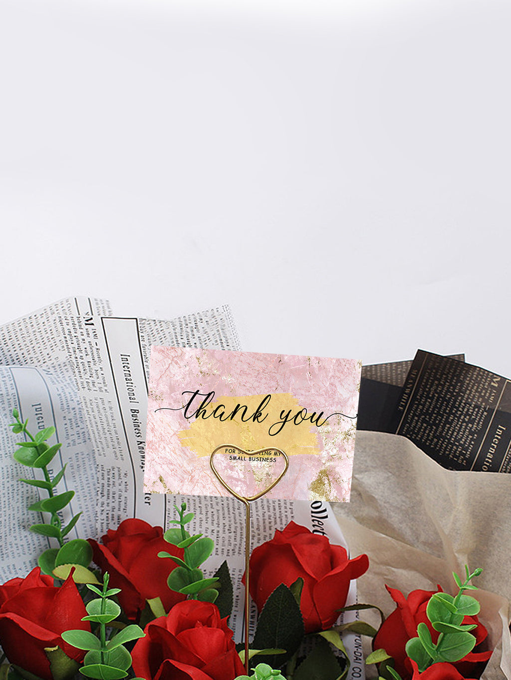 Thank-you Card Gift Present Holiday Greeting Card Wedding Business Party Invitation
