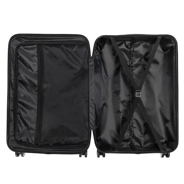 3-in-1 Portable ABS Trolley Case 20inch  24inch  28inch Orange