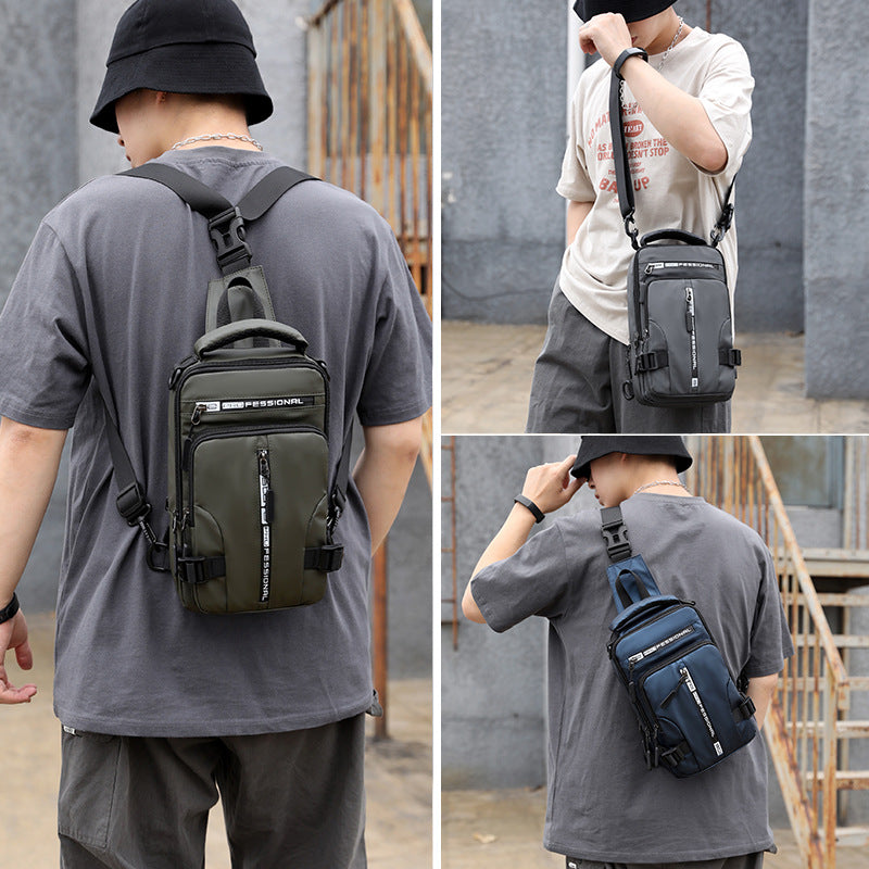 Men's Multifunction Crossbody Chest Bag