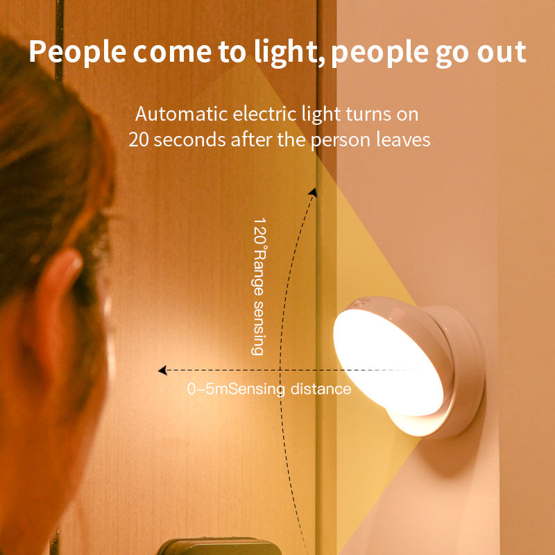 Rotating Motion Sensor LED Light