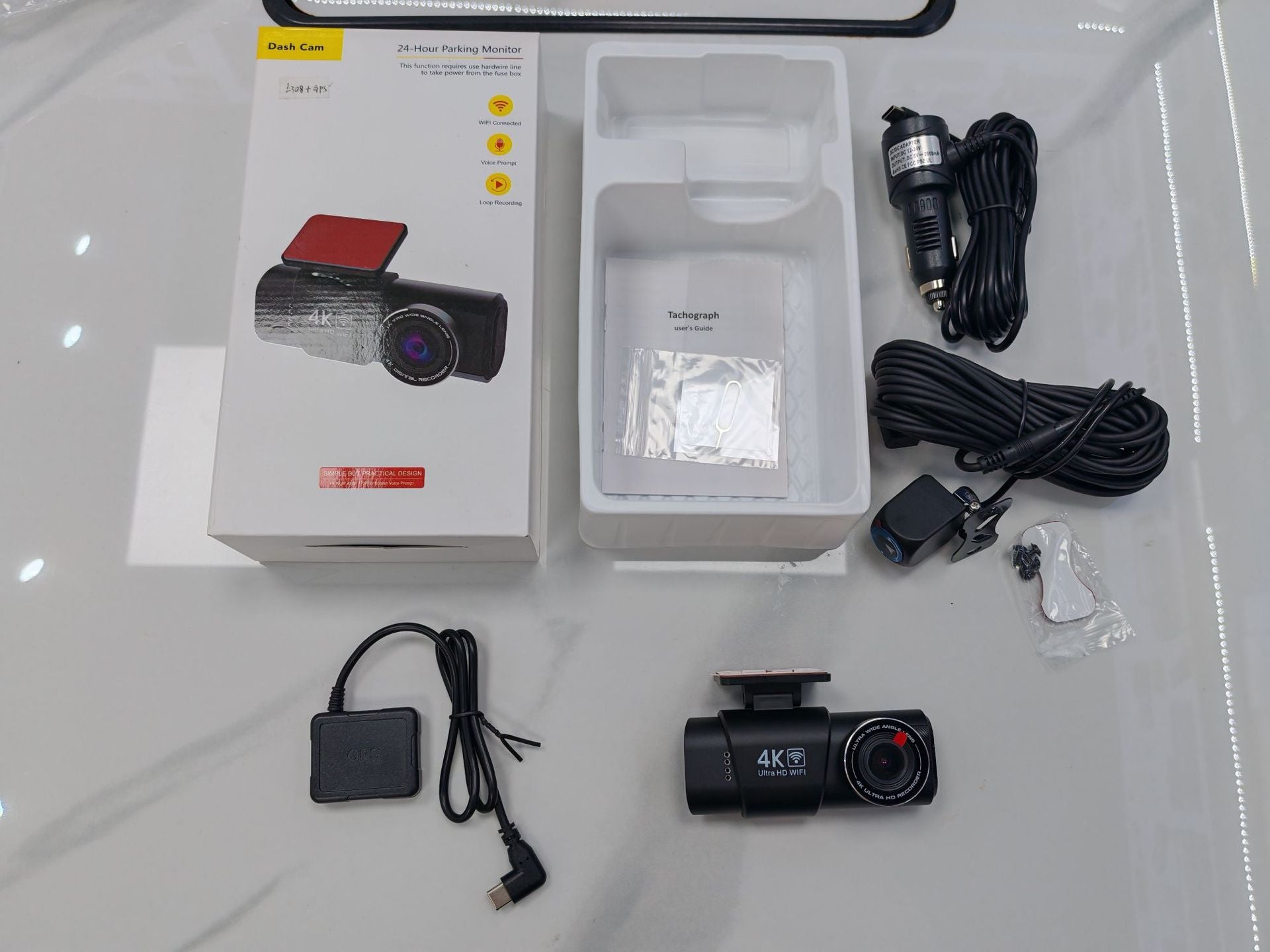 High definition Front and rear Dual Recording  WiFi Smartphone Connectivity  A Hidden In-car Dash Cam
