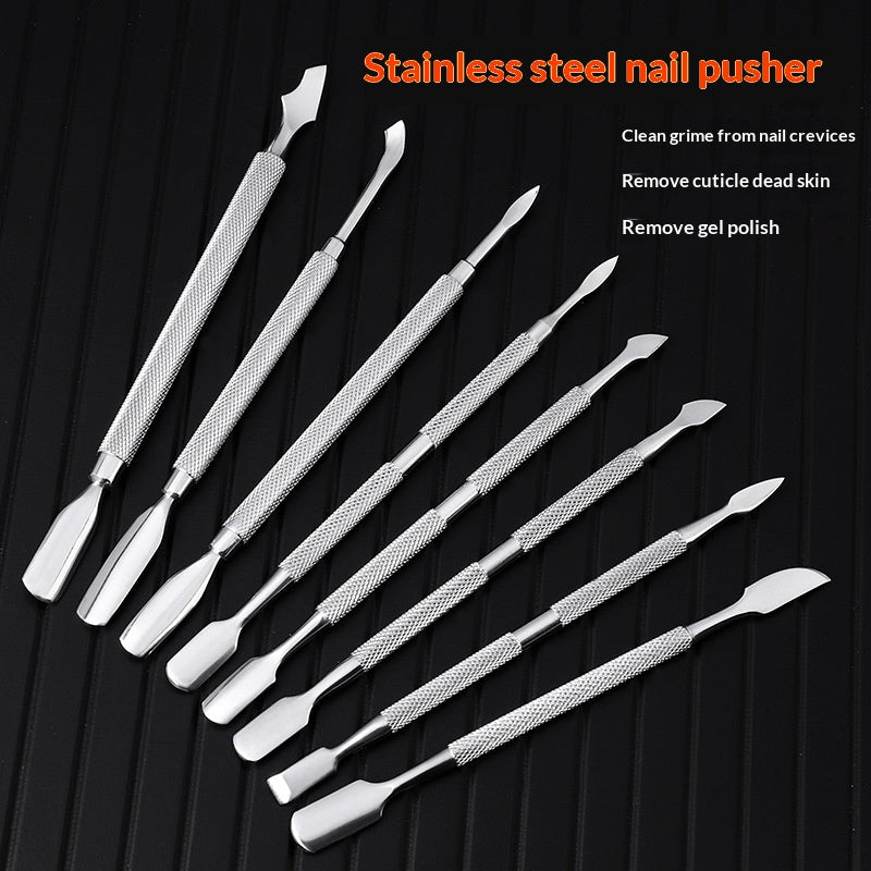 Double-Ended Stainless Steel Cuticle Pusher
