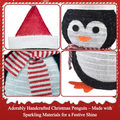 27.5-Inch Lighted Pop-Up Christmas Penguin