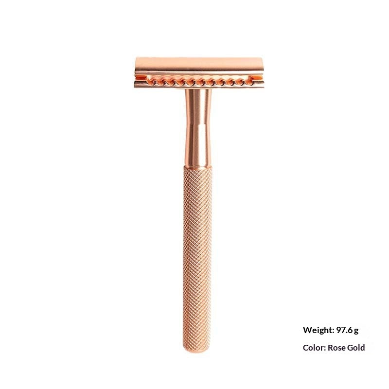 Men's Solid Copper Double-Edge Safety Razor