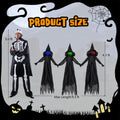 Outdoor Halloween Witch Decoration With LED Lighted Face