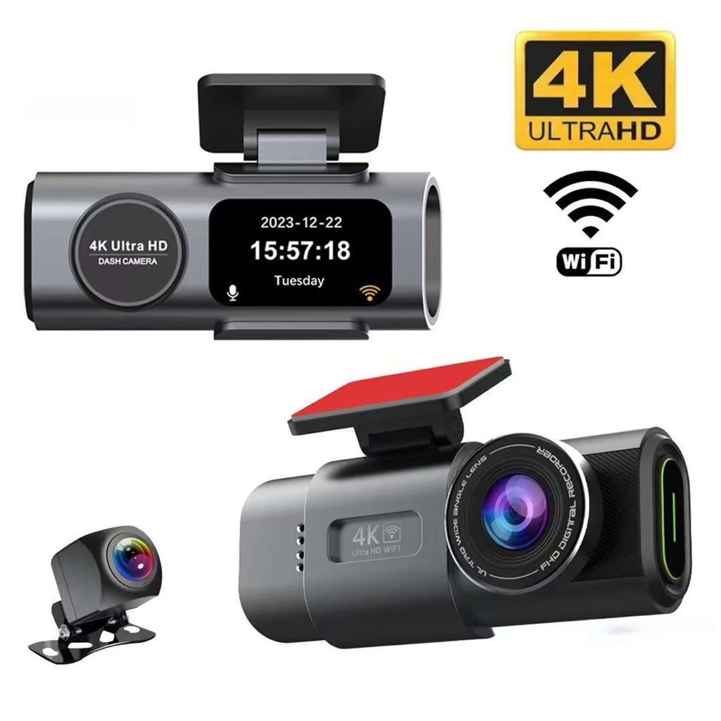 High definition Front and rear Dual Recording  WiFi Smartphone Connectivity  A Hidden In-car Dash Cam