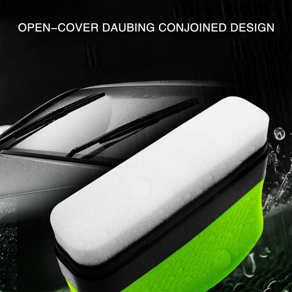 3Pcs Glass Cleaning Wipe Brsuh, Cleaning Brush, Car Windshield Oil Film Cleaner