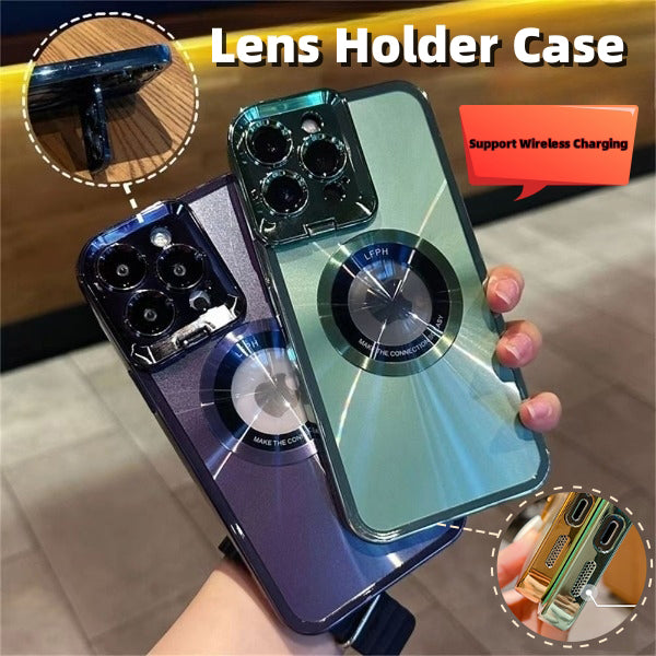 Electroplated MagSafe Phone Case with Stand