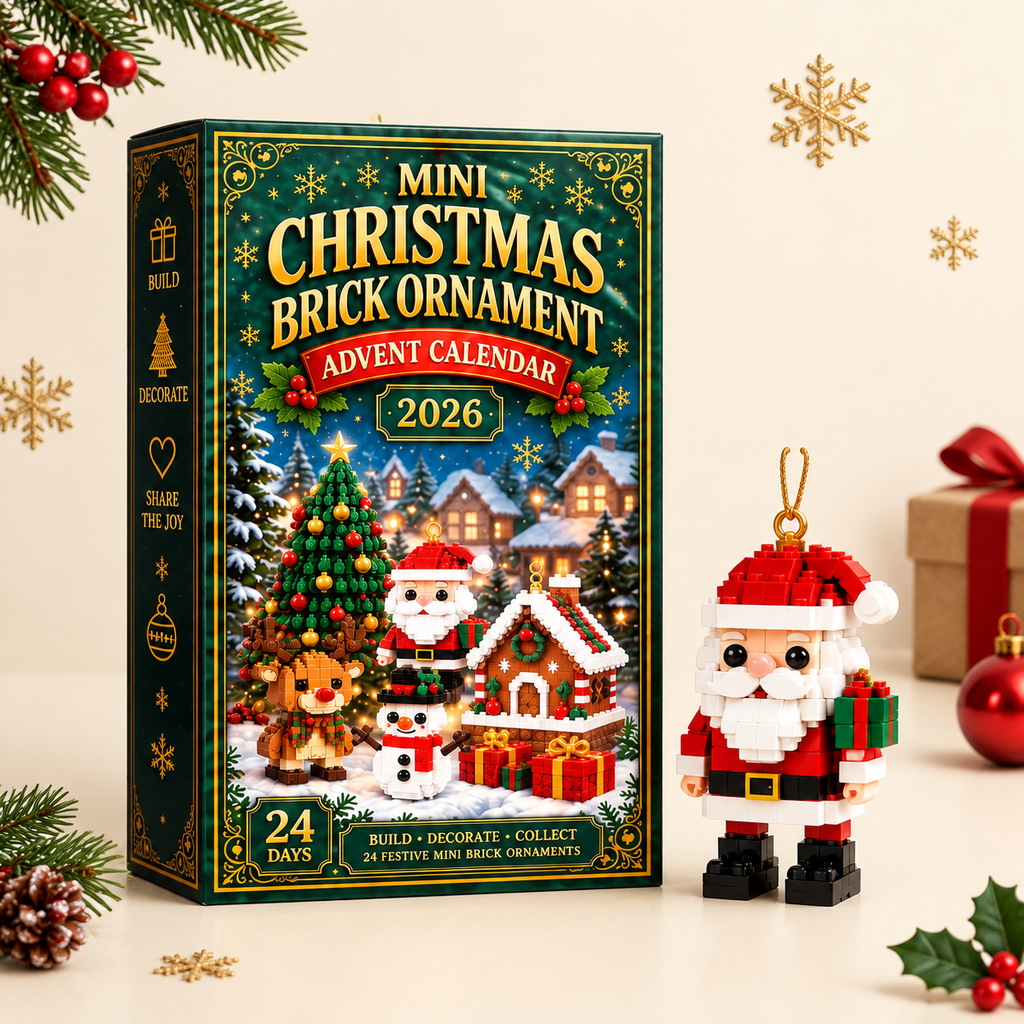 24-Grid Christmas Countdown Building Block Toy