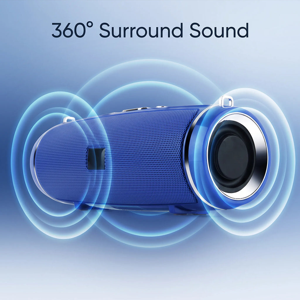 200W Portable Bluetooth Speaker IPX2 Waterproof Outdoor Hifi Pillar
