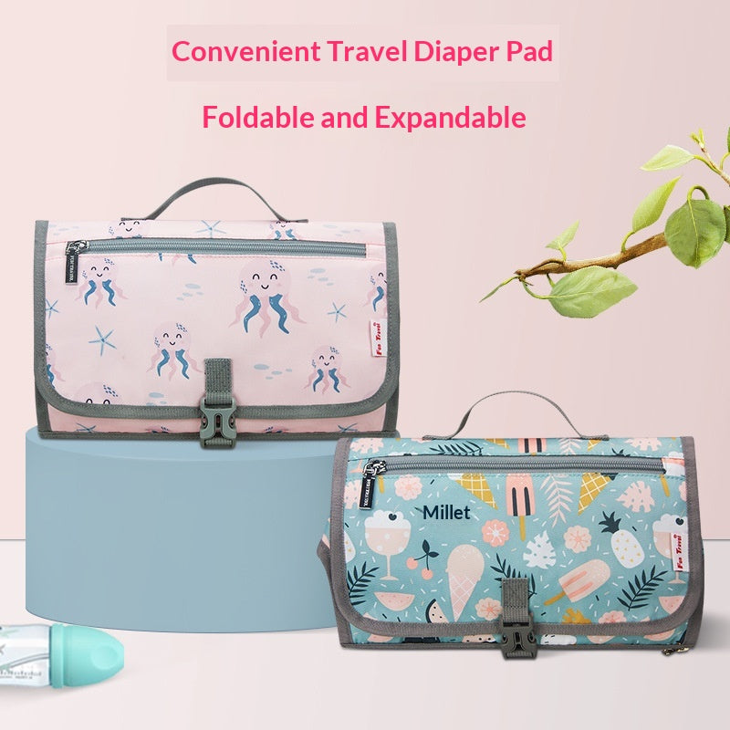 Portable Folding Diaper Changing Organizer