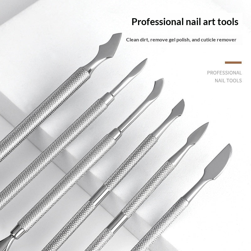 Double-Ended Stainless Steel Cuticle Pusher