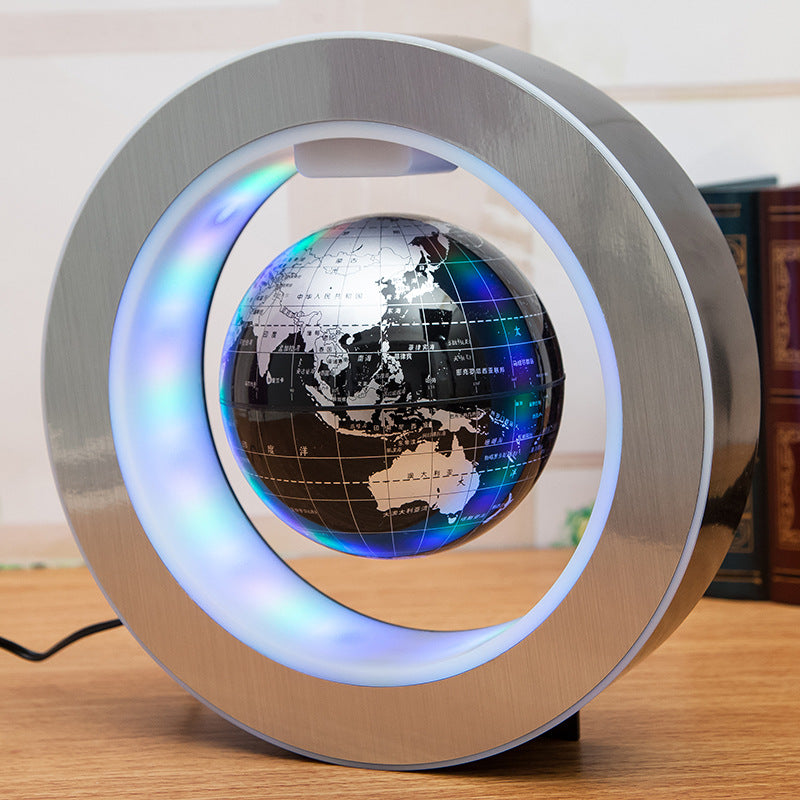 Levitating LED World Globe Lamp