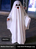 Halloween Party White Costume Ghost Cloak Robe