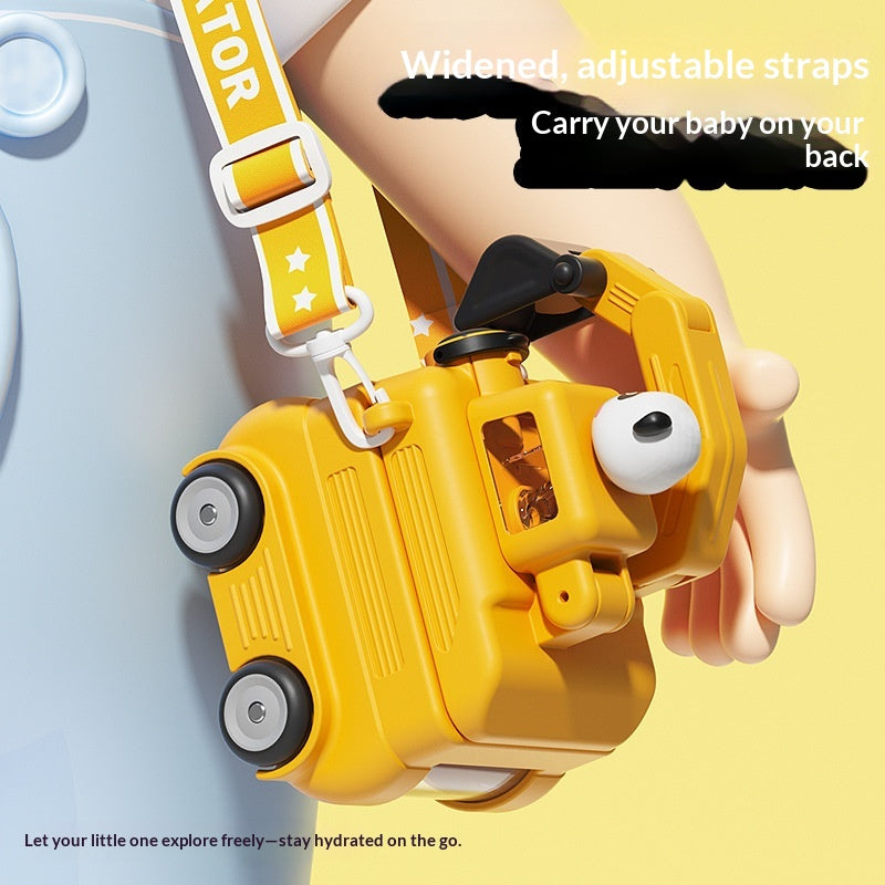 Kids Excavator Straw Cup, 500ml