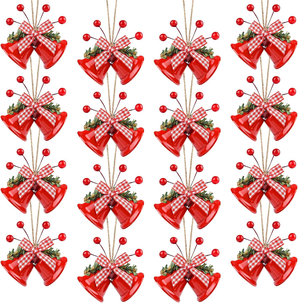 Christmas Bell Ornaments - 12 Pack
