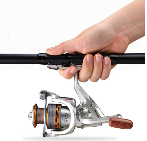 Corrugated Longji Fishing Rod Rocky Rod Light Hard Carbon Fishing Rod Hand And Sea Dual-purpose Fishing Gear Set