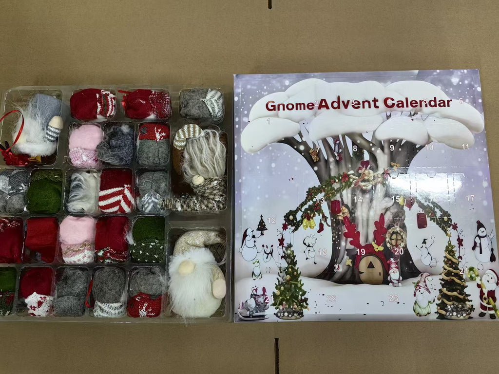 Christmas Gnome Advent Calendar