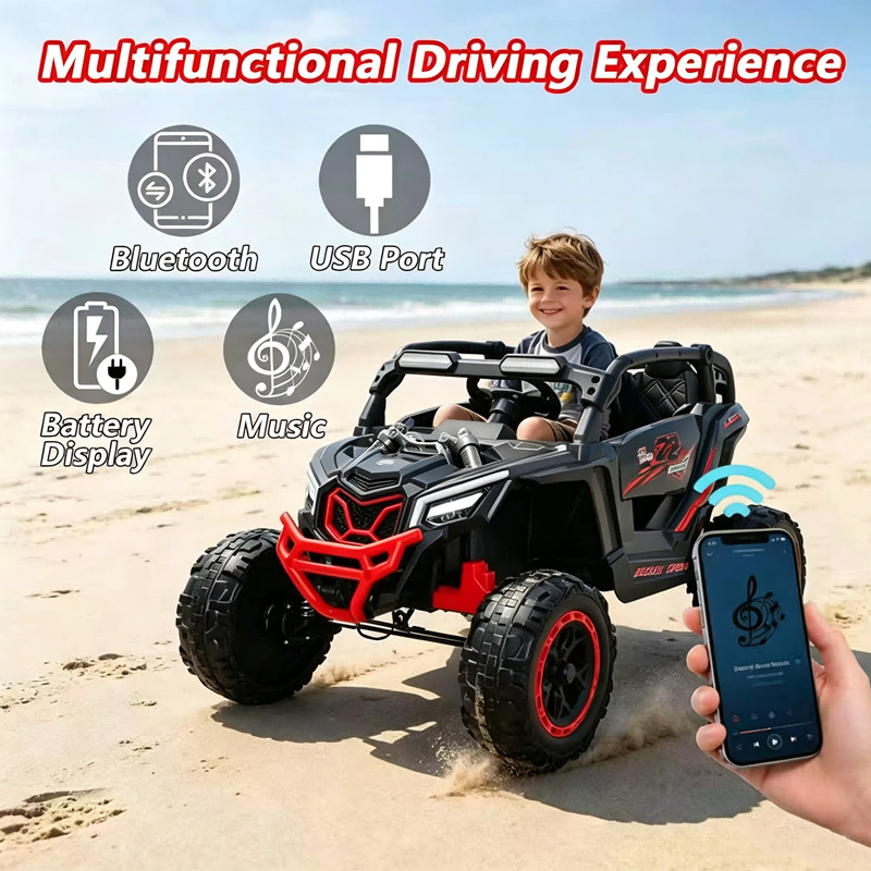 24V 400W Kids Ride On Car UTV W&Parents Remote Control,4-wheel