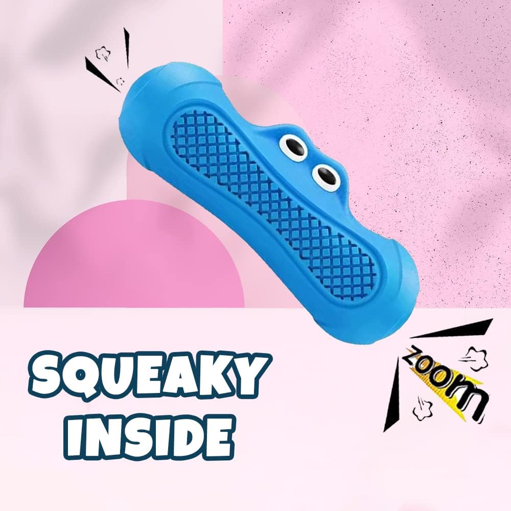Rubber Crazy Monster Squeaky Toys For Dogs,Toy For Chewers,Non Toxic Chew Toys