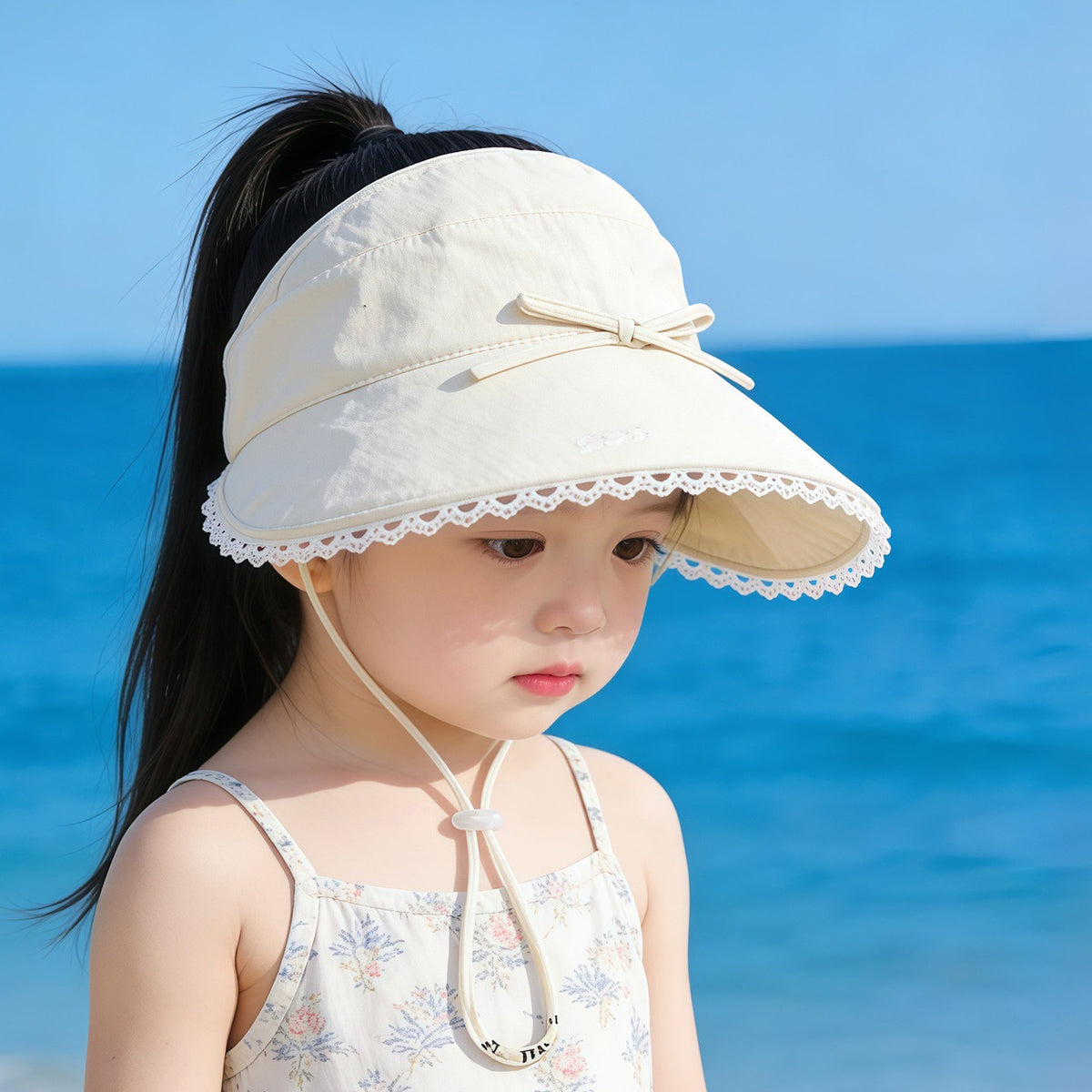 Lace Wide-Brim Sun Hat