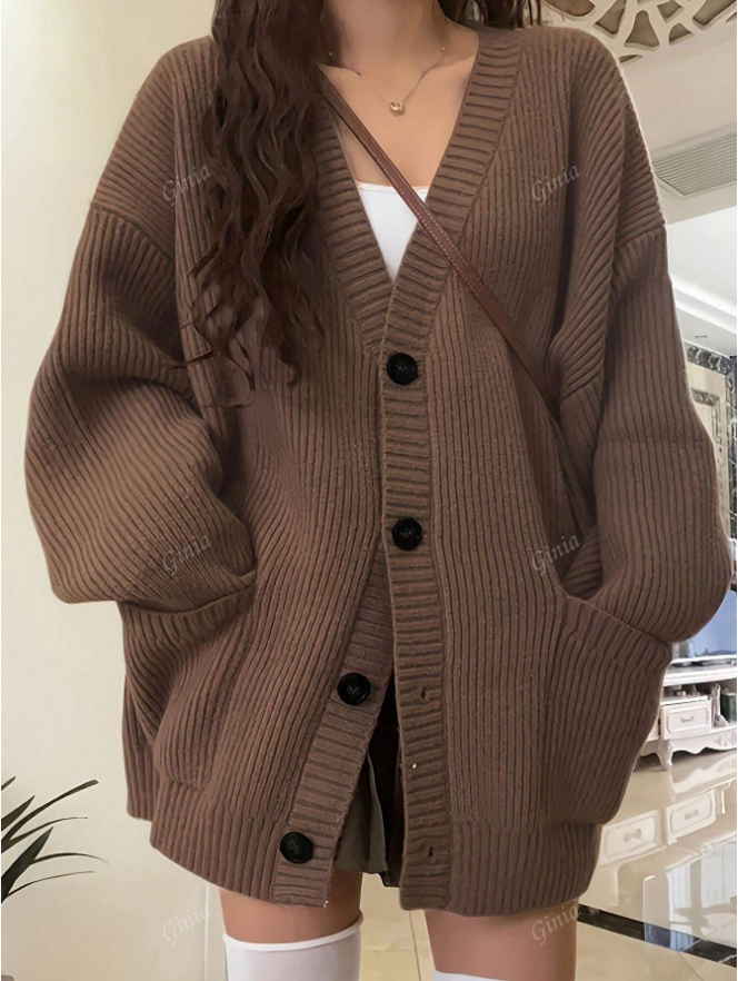 Women's Elegant Knitted Cardigan Sweater