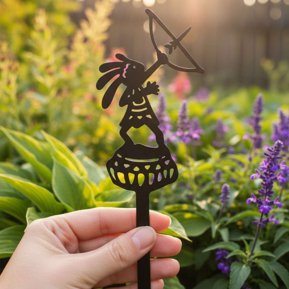 Metal Archer Silhouette Garden Stake
