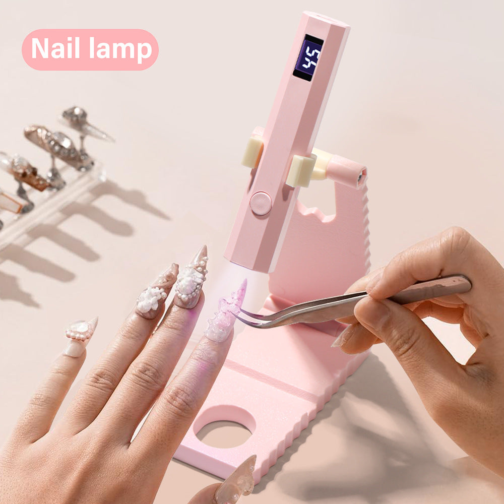 Rechargeable Nail Lamp with Digital Display