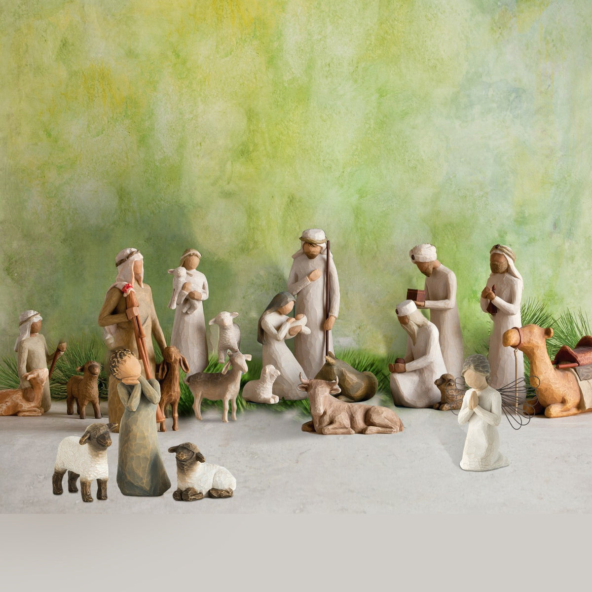 Resin Nativity Set Of 20PCS