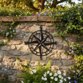 Metal Compass Rose Wall Art